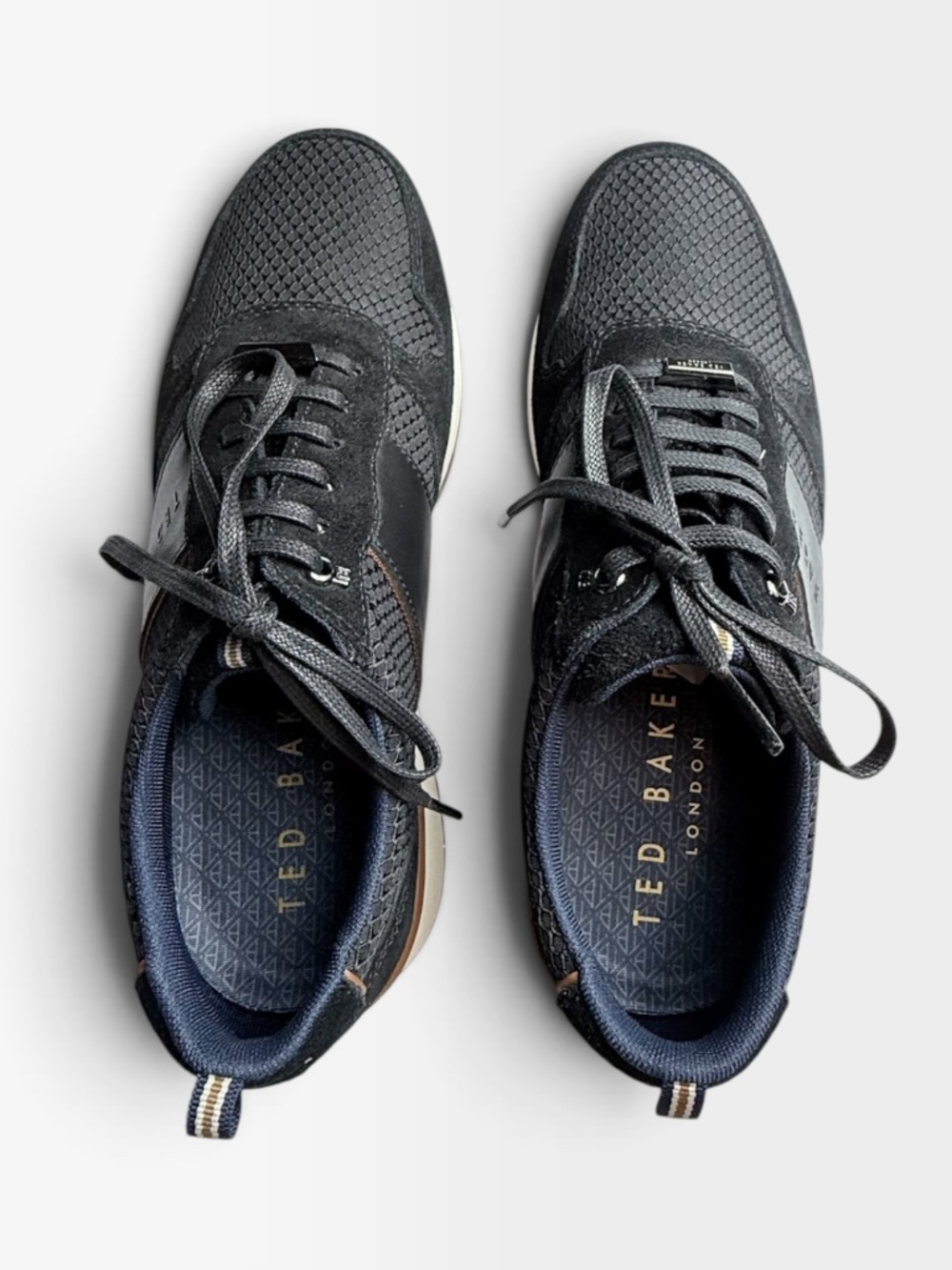 Ted Baker Athletic Sneaker Men's Size 9 Navy Lace Up